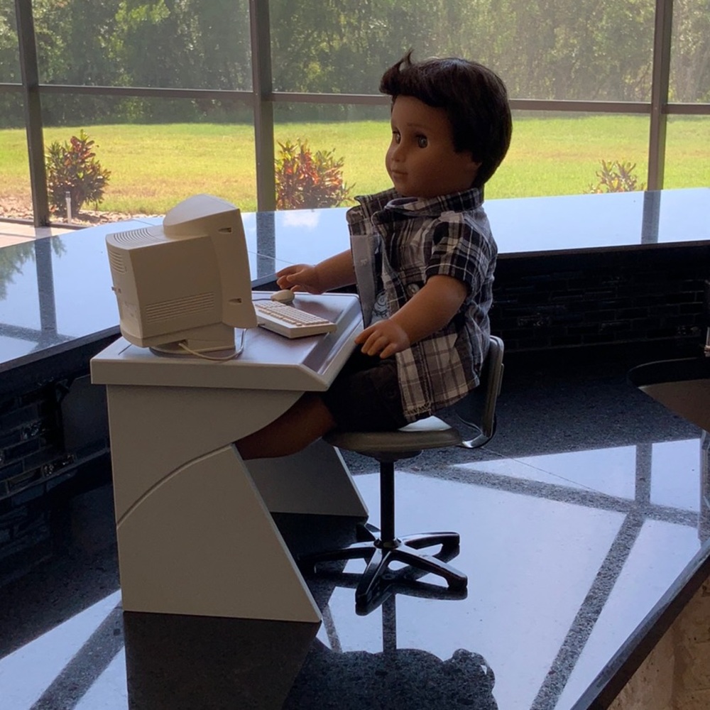 American girl desk/chair only
